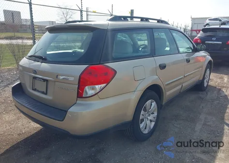 2008 Subaru Outback из США, поврежденный, VIN 4S4BP60C087333248
